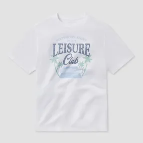 Leisure Club SS Tee – Bright White